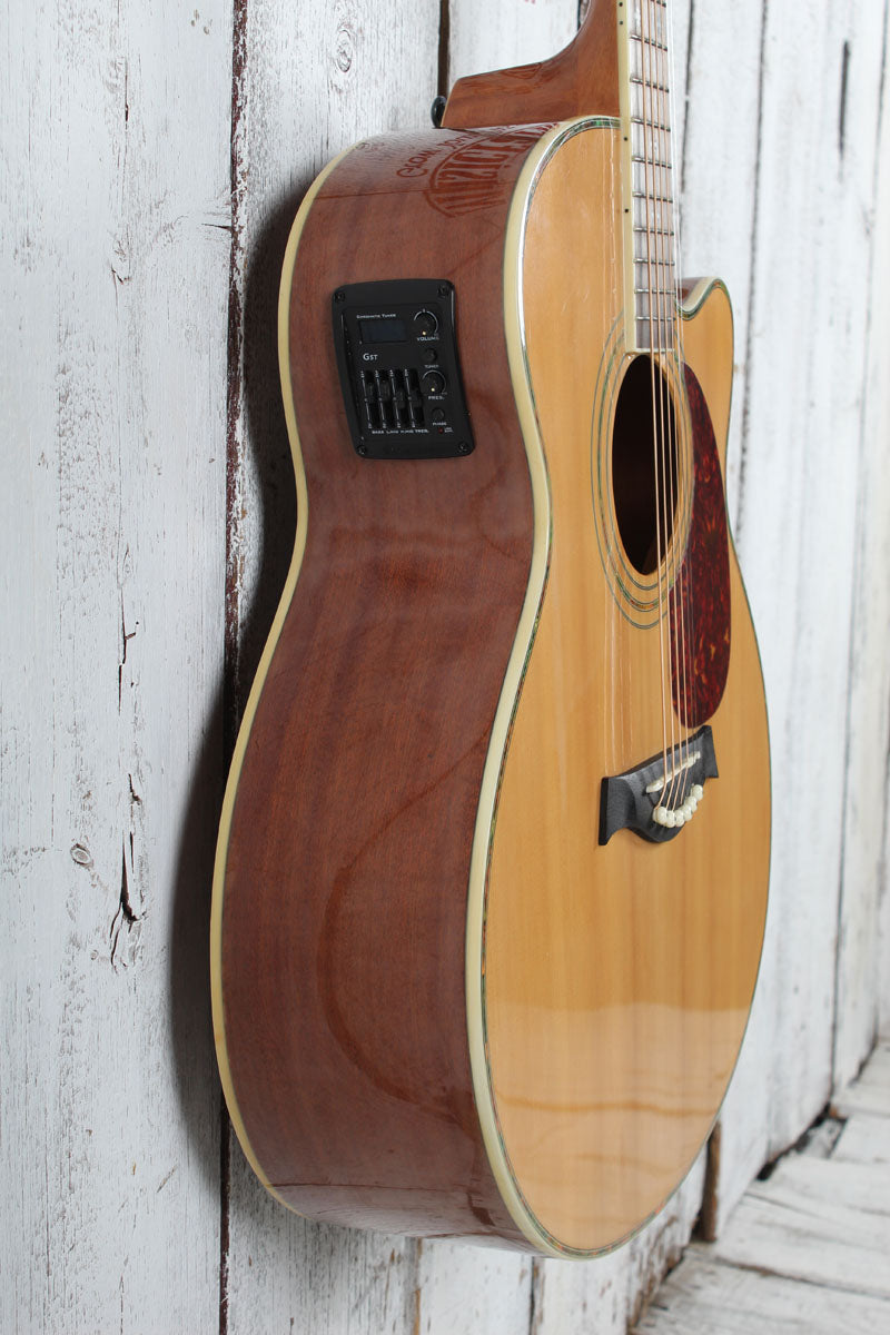 Giannini Performance Series GF-4 CEQ S Acoustic Electric Guitar with Hardshell Case