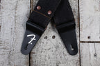 Fender x Wrangler Riveted Denim Guitar Strap Black