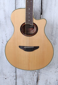 Yamaha APX700II 12 String Thinline Cutaway Acoustic Electric Guitar Natural