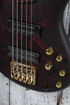 Ibanez SR305EDX 5 String Electric Bass Guitar Wine Red Frozen Matte Finish