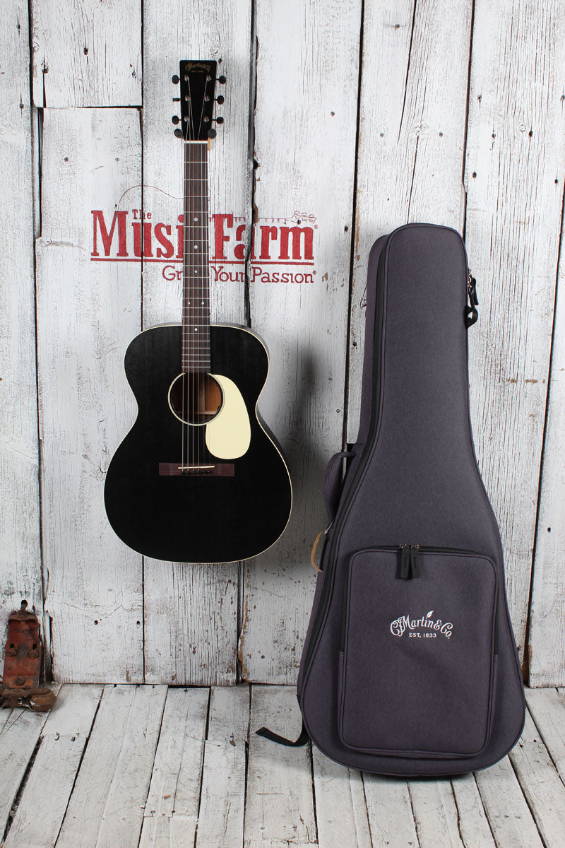 Martin 00017E Black Smoke Acoustic Electric Guitar with Soft Shell Case Secondary image