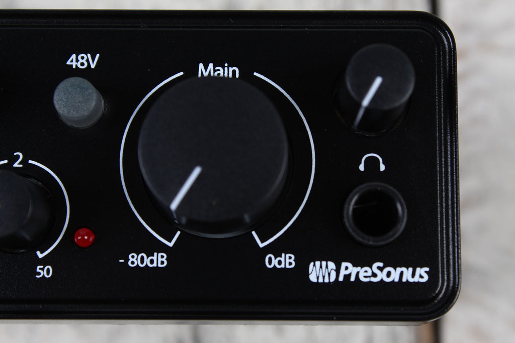 PreSonus AudioBox Go USB-C Audio Interface for Home and Mobile Recording