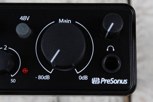 PreSonus AudioBox Go USB-C Audio Interface for Home and Mobile Recording