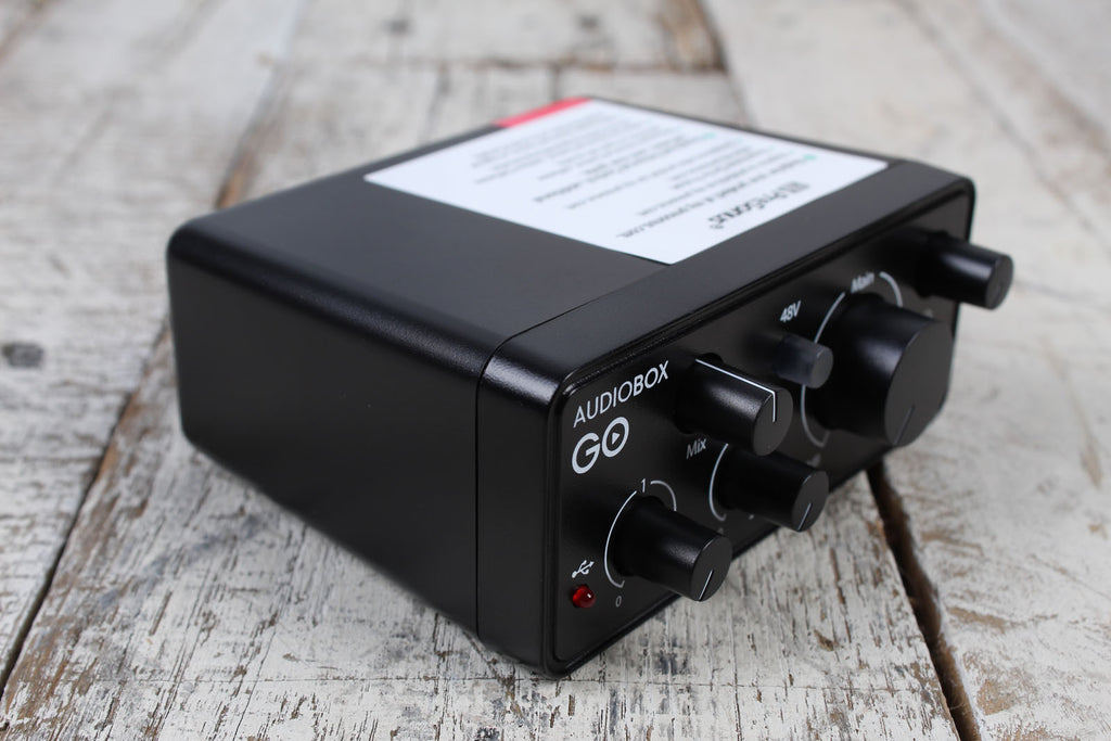 PreSonus AudioBox Go USB-C Audio Interface for Home and Mobile Recording