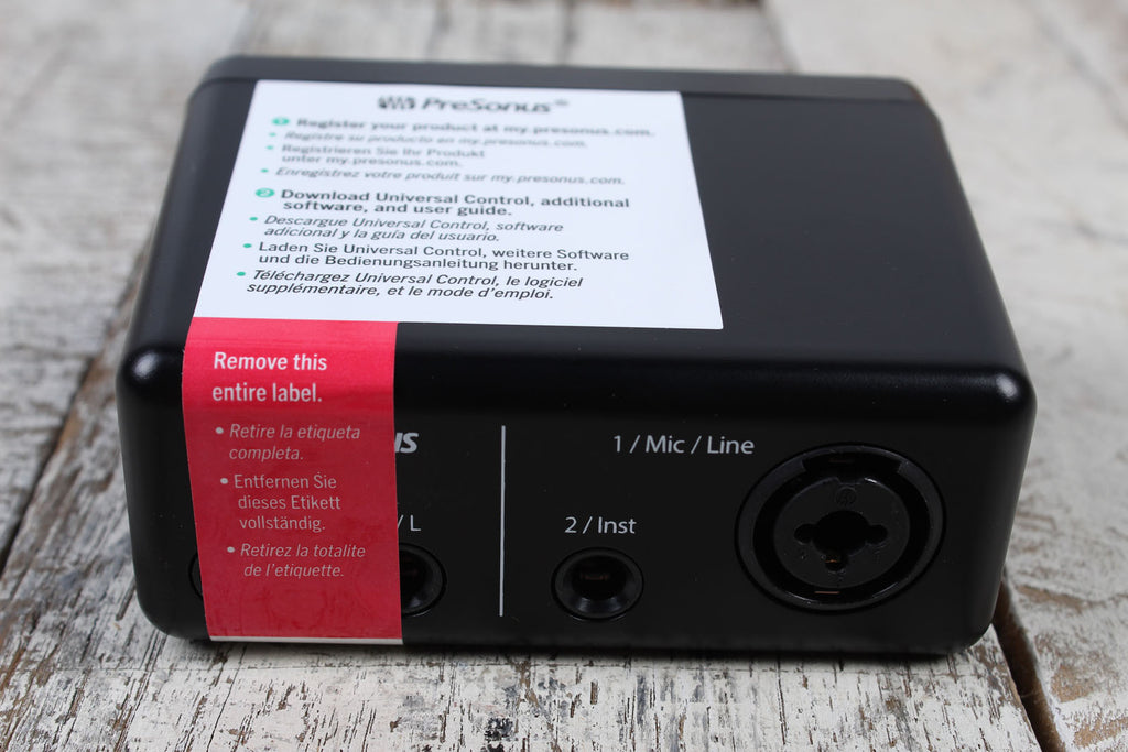 PreSonus AudioBox Go USB-C Audio Interface for Home and Mobile Recording