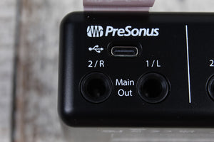 PreSonus AudioBox Go USB-C Audio Interface for Home and Mobile Recording