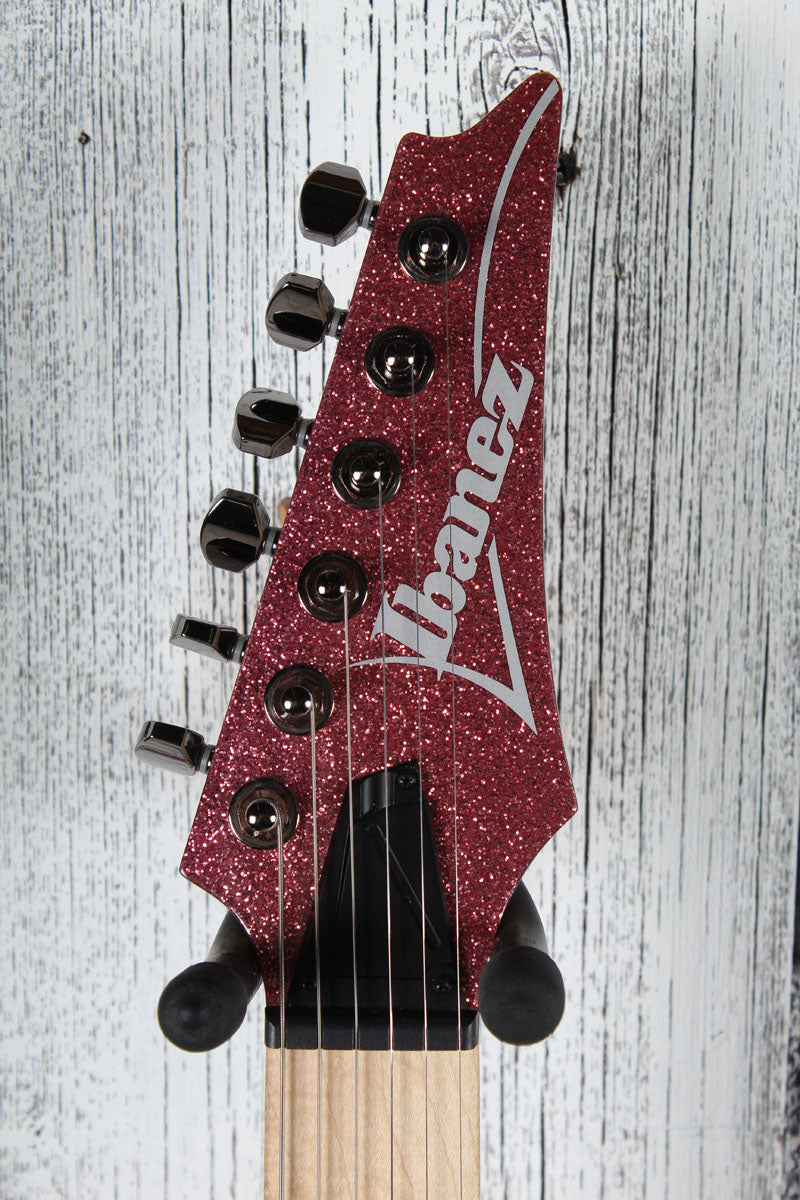 Ibanez Standard RG421MSP Solid Body Electric Guitar Pink Sparkle with Gig Bag