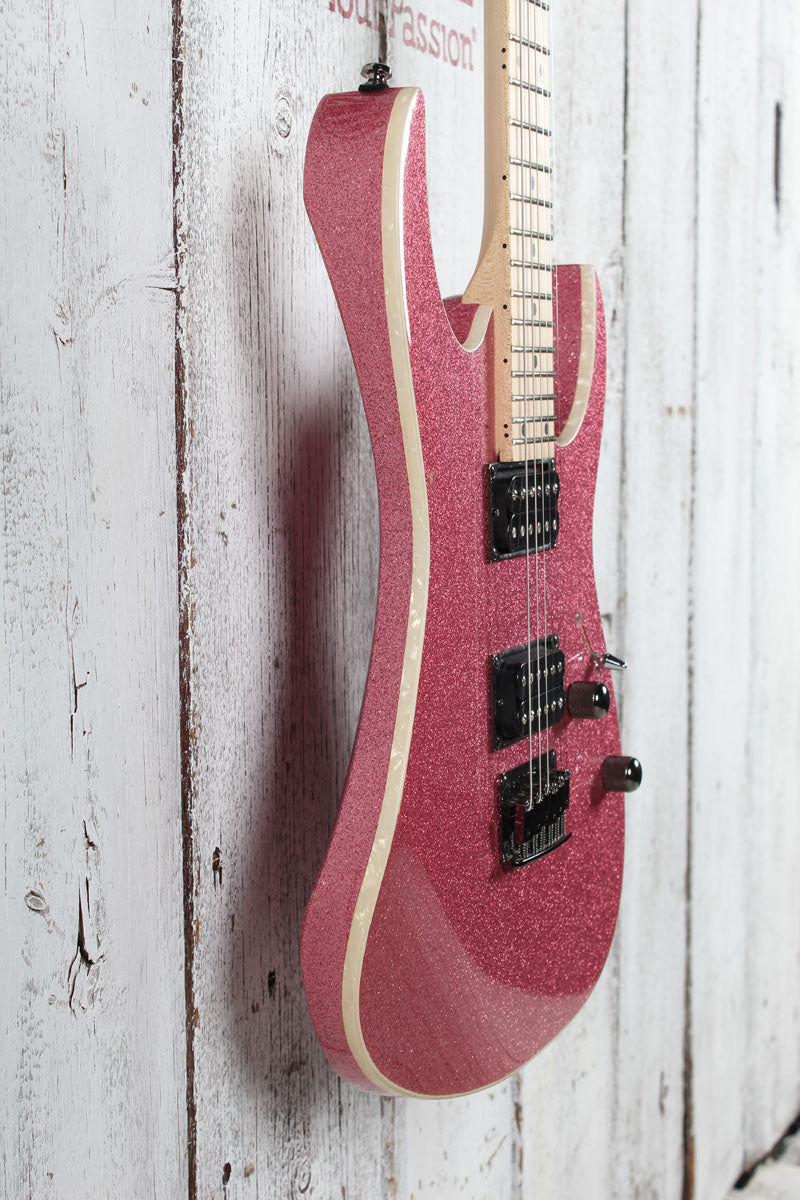 Ibanez Standard RG421MSP Solid Body Electric Guitar Pink Sparkle with Gig Bag