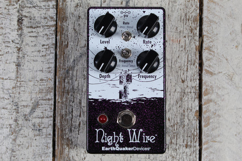 EarthQuaker Night Wire Harmonic Tremolo Electric Guitar Tremolo Effects Pedal