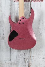 Ibanez Standard RG421MSP Solid Body Electric Guitar Pink Sparkle with Gig Bag