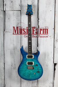 PRS SE Custom 24-08 Quilt Electric Guitar Lake Blue Finish with Gig Bag