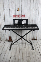 Yamaha PSR-EW310 Keyboard 76 Key Touch Sensitive Keyboard with Stand Power Supply & Headphones