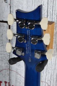 PRS SE Custom 24-08 Quilt Electric Guitar Lake Blue Finish with Gig Bag