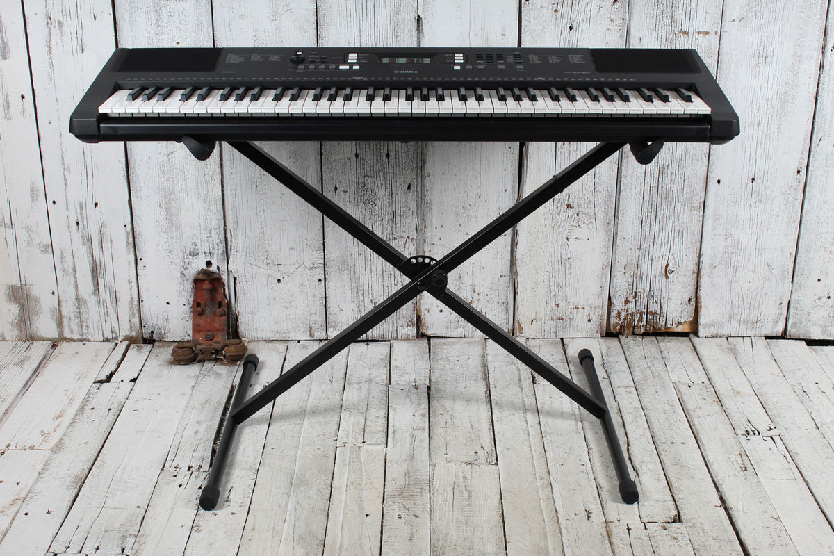 Yamaha PSR-EW310 Keyboard 76 Key Touch Sensitive Keyboard with Stand Power Supply & Headphones