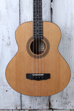 Load image into Gallery viewer, Johnson JG-622-E Deep Body Jumbo Acoustic Electric Bass Guitar Natural Gloss