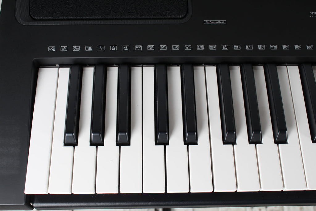 Yamaha PSR-EW310 Keyboard 76 Key Touch Sensitive Keyboard with Stand Power Supply & Headphones