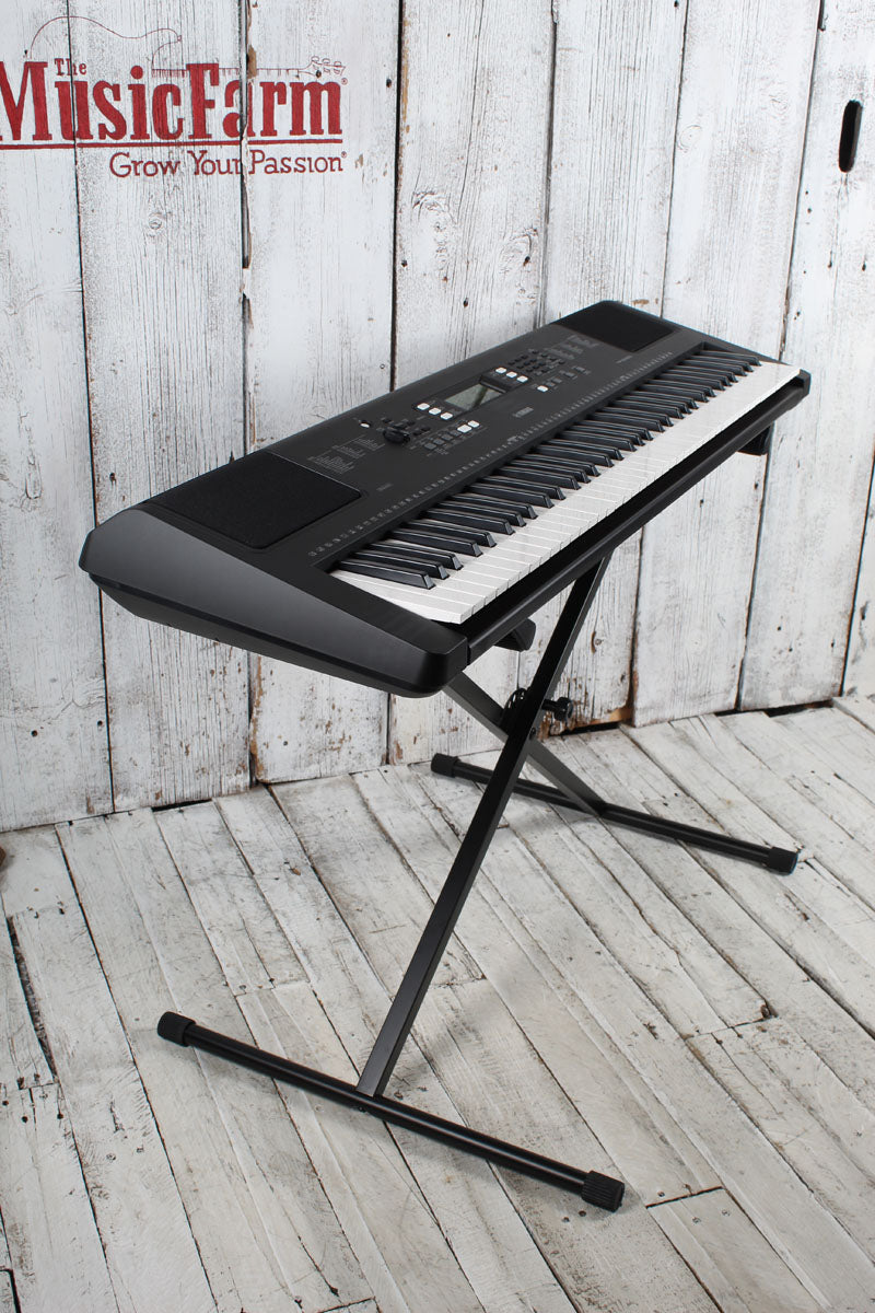 Yamaha PSR-EW310 Keyboard 76 Key Touch Sensitive Keyboard with Stand Power Supply & Headphones