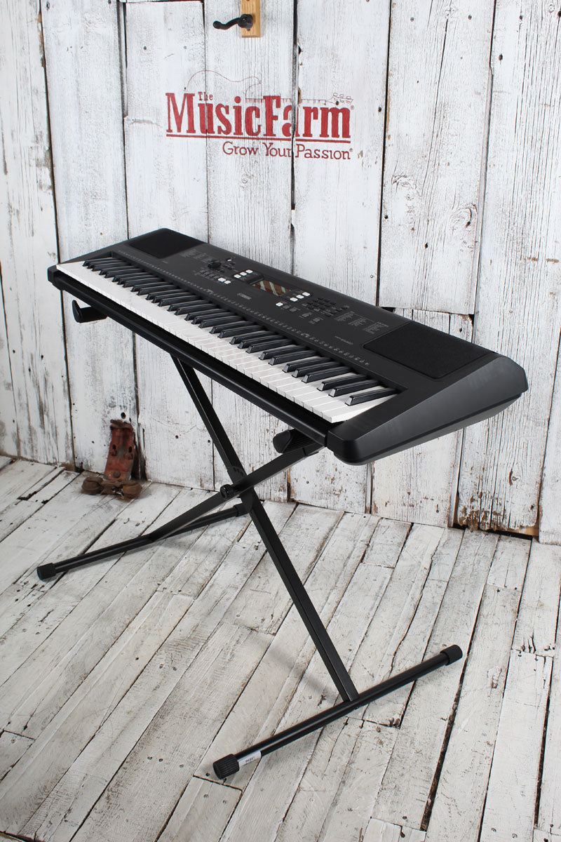 Yamaha PSR-EW310 Keyboard 76 Key Touch Sensitive Keyboard with Stand Power Supply & Headphones