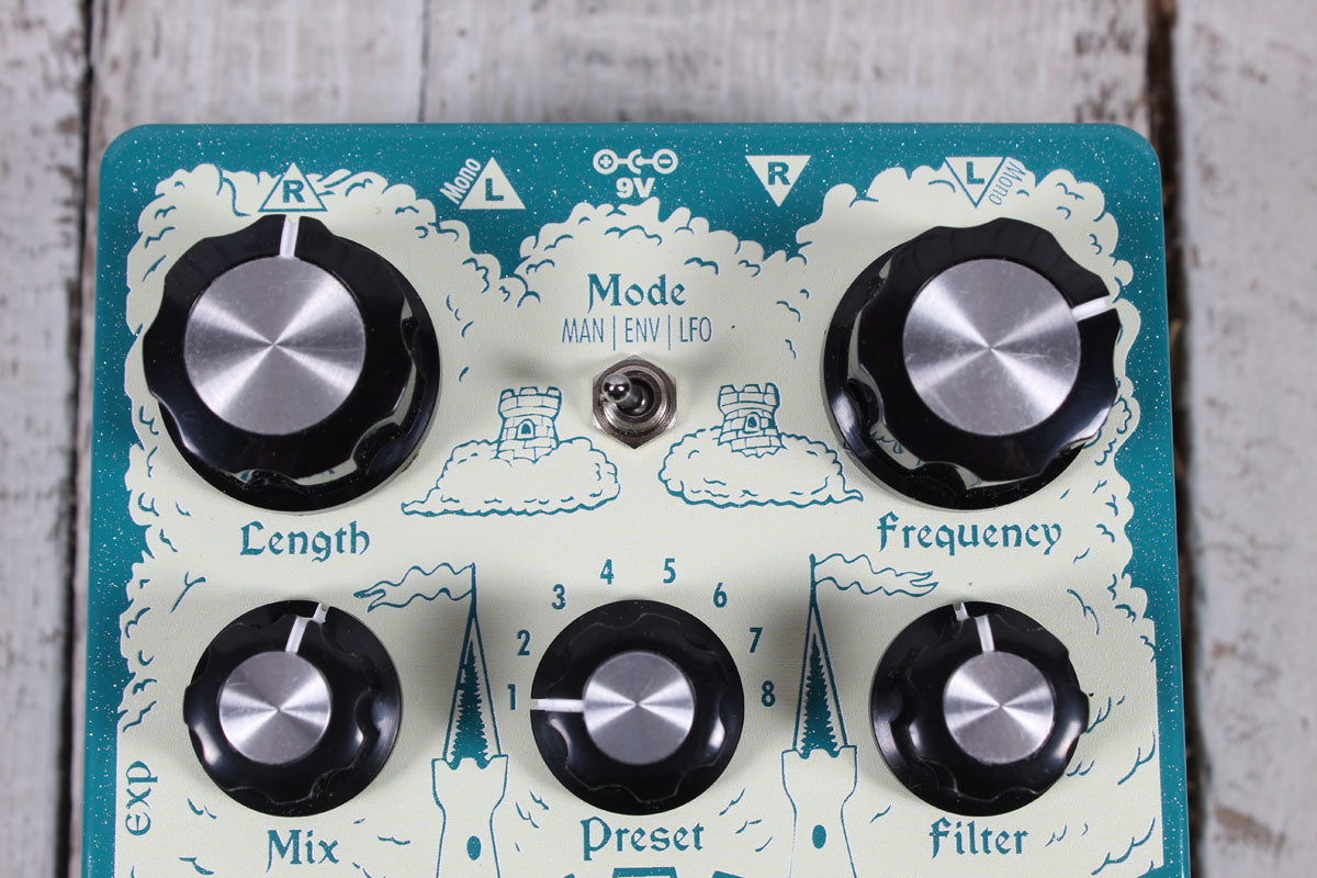 EarthQuaker Devices Towers V1 Pedal Electric Guitar Reverb Effects Pedal