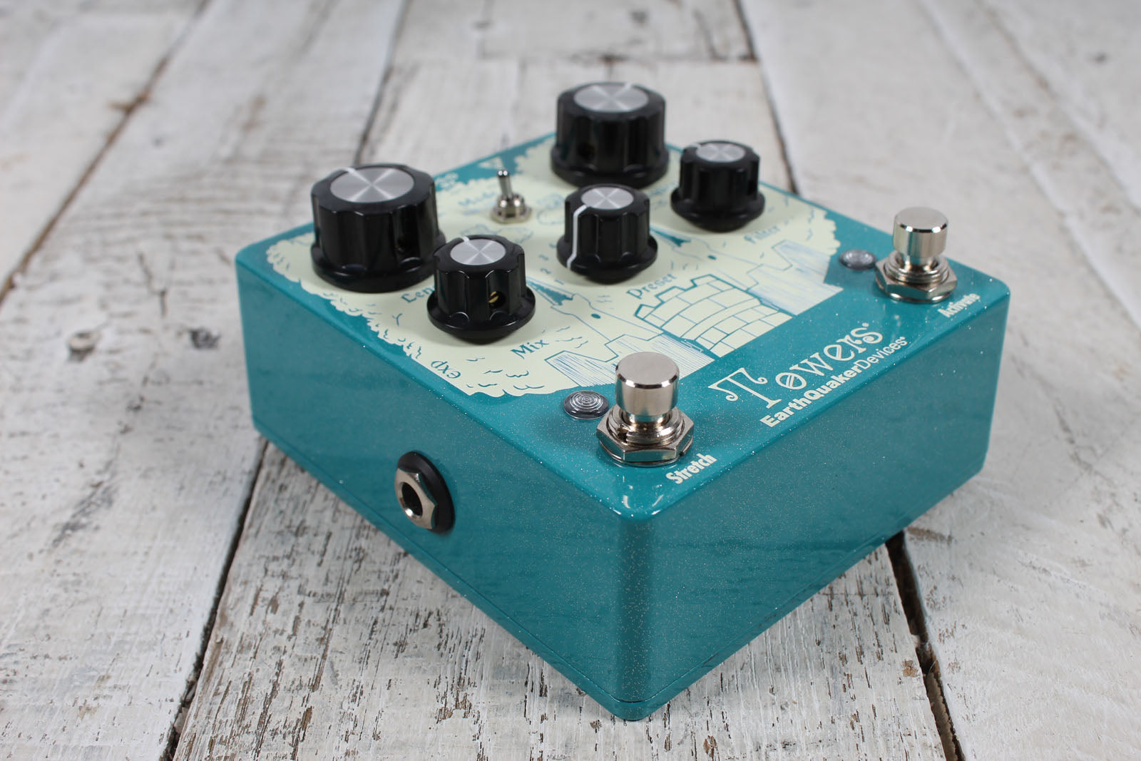 EarthQuaker Devices Towers V1 Pedal Electric Guitar Reverb Effects Pedal