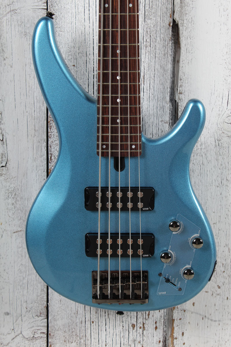Yamaha TRBX305 5 String Electric Bass Guitar w EQ Active Circuitry Factory Blue