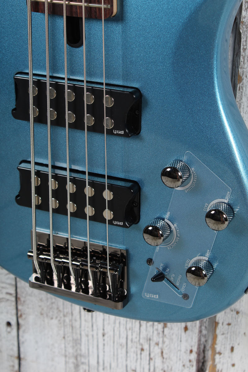 Yamaha TRBX305 5 String Electric Bass Guitar w EQ Active Circuitry Factory Blue