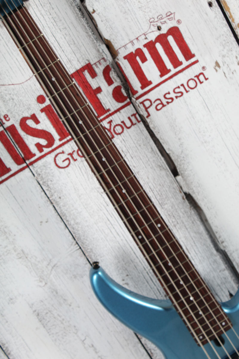 Yamaha TRBX305 5 String Electric Bass Guitar w EQ Active Circuitry Factory Blue