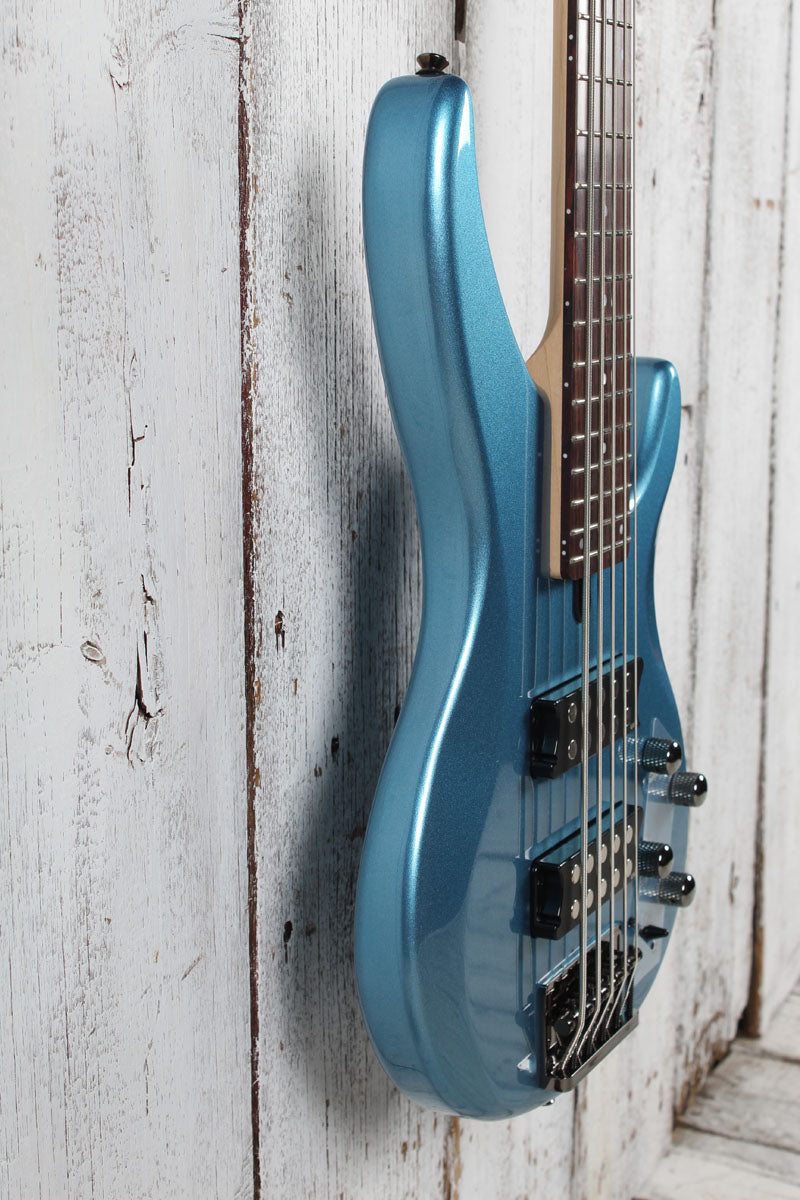 Yamaha TRBX305 5 String Electric Bass Guitar w EQ Active Circuitry Factory Blue