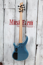 Yamaha TRBX305 5 String Electric Bass Guitar w EQ Active Circuitry Factory Blue