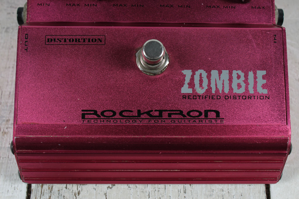 Rocktron Zombie Rectified Distortion Pedal Electric Guitar Distortion Effects Pedal