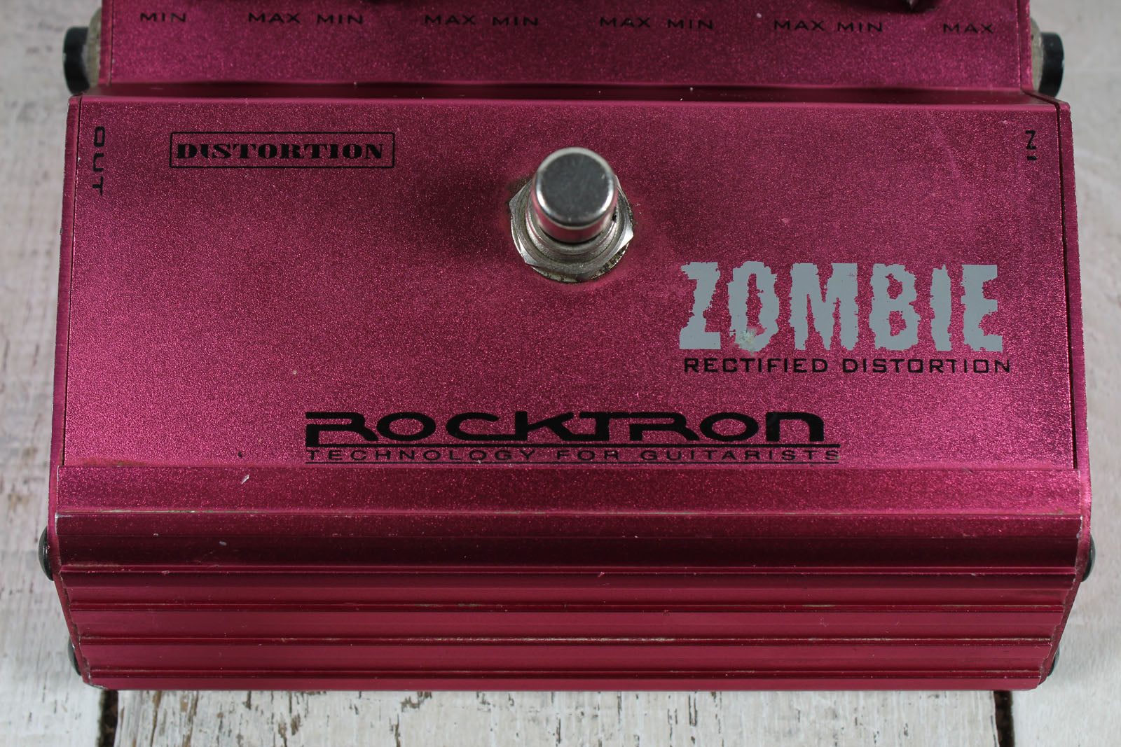 Rocktron Zombie Rectified Distortion Pedal Electric Guitar Distortion Effects Pedal