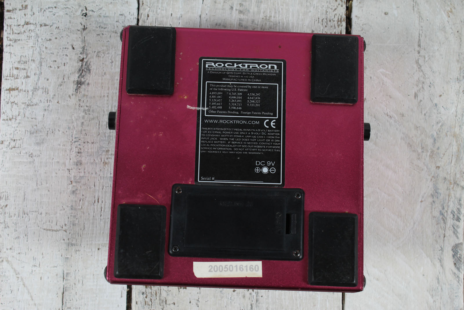 Rocktron Zombie Rectified Distortion Pedal Electric Guitar Distortion Effects Pedal