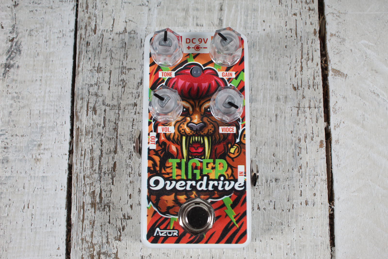 AZOR Tiger Overdrive Pedal Electric Guitar Overdrive Effects Pedal