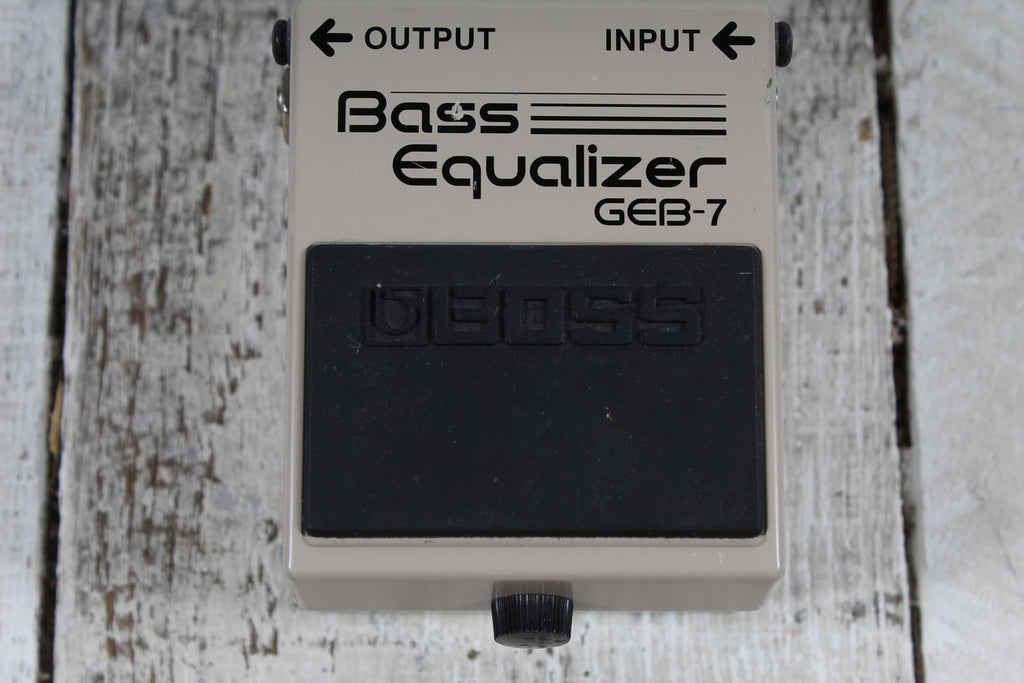 Boss GEB-7 Bass EQ Pedal Electric Bass Guitar Effects Pedal