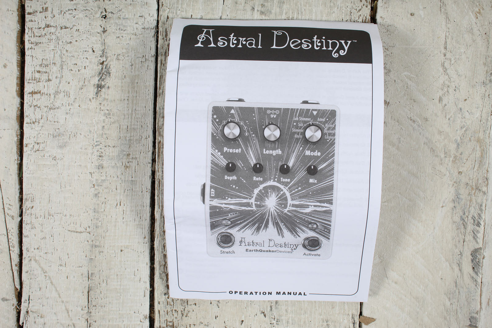 EarthQuaker Astral Destiny Reverb Pedal Electric Guitar Reverb Effects Pedal