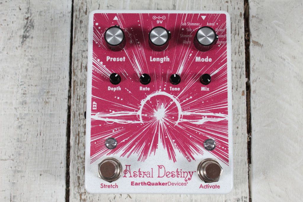 EarthQuaker Astral Destiny Reverb Pedal Electric Guitar Reverb Effects Pedal