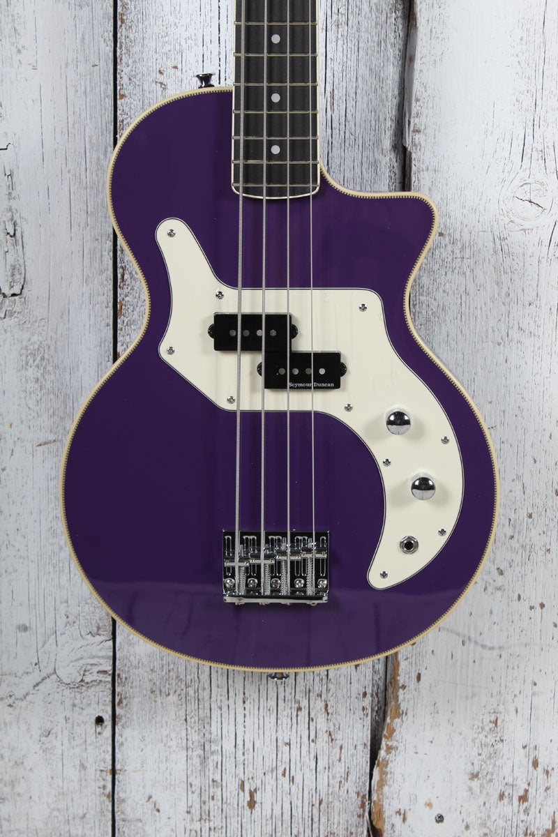 Orange Glenn Hughes Signature O Bass Electric Bass Guitar Purple with Gig Bag Main image