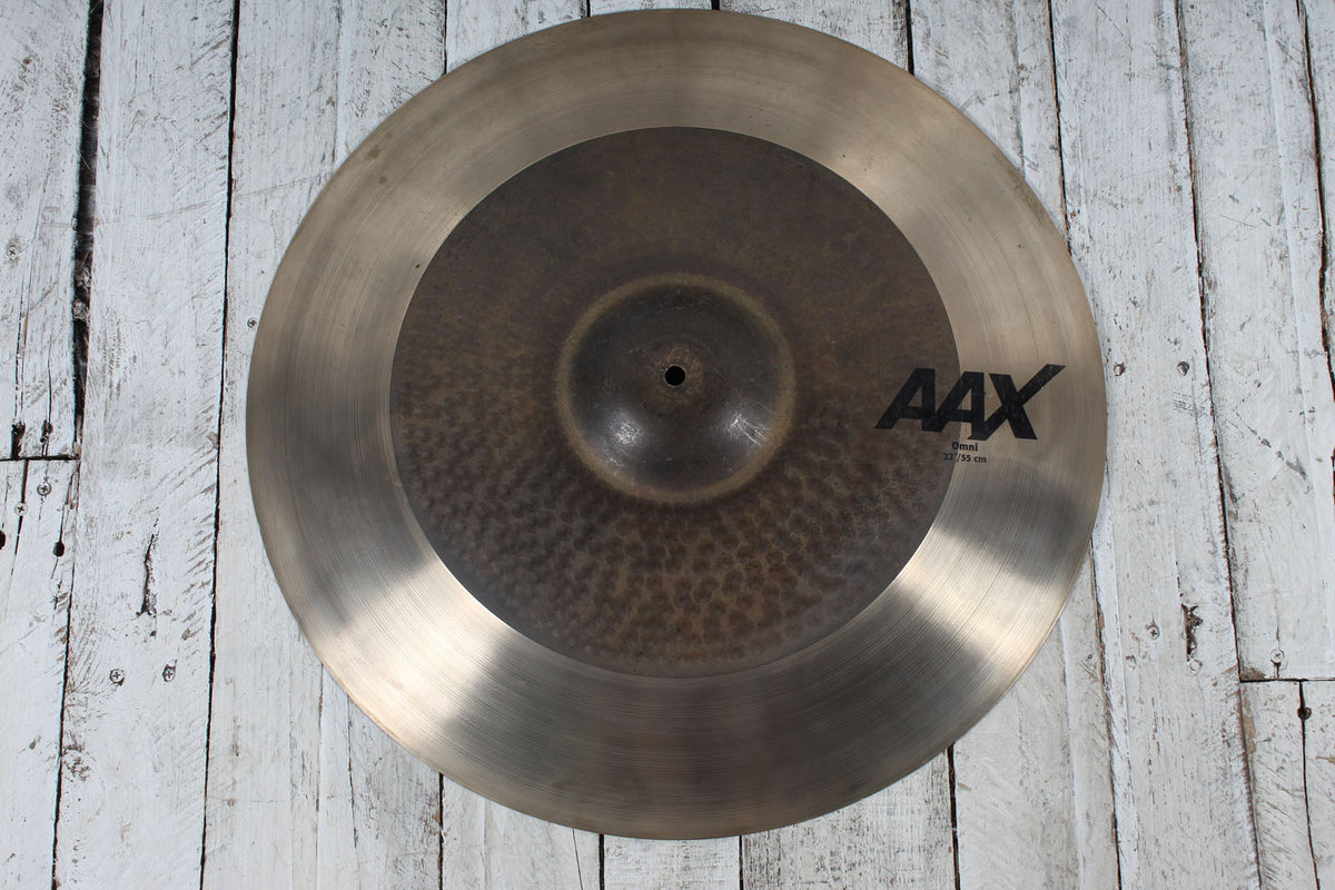 Sabian AAX Omni 22 Inch Crash / Ride Cymbal 22" Crash Ride Drum Cymbal 222OMX
