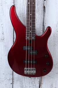 Yamaha TRBX174 RM Double Cutaway 4 String Electric Bass Guitar Red Metallic