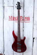 Load image into Gallery viewer, Yamaha TRBX174 RM Double Cutaway 4 String Electric Bass Guitar Red Metallic