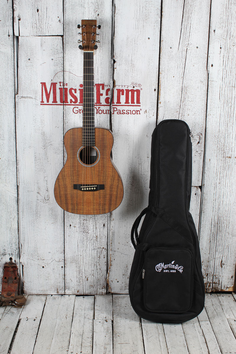 Martin LXK2 Koa Pattern Little Martin Acoustic Guitar Travel Guitar with Gig Bag