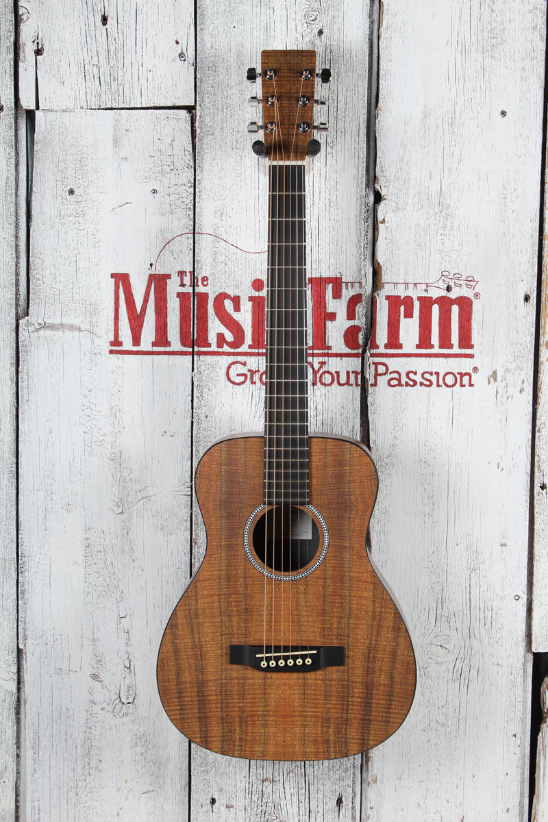 Martin LXK2 Koa Pattern Little Martin Acoustic Guitar Travel Guitar with Gig Bag