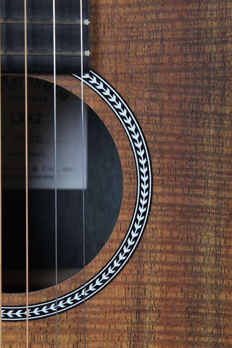 Martin LXK2 Koa Pattern Little Martin Acoustic Guitar Travel Guitar with Gig Bag