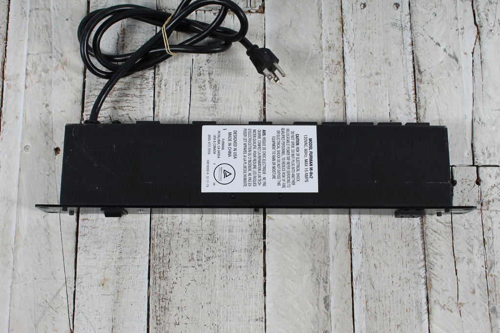 Furman M-8x2 Merit Series 8 Outlet Power Conditioner and Surge Protector