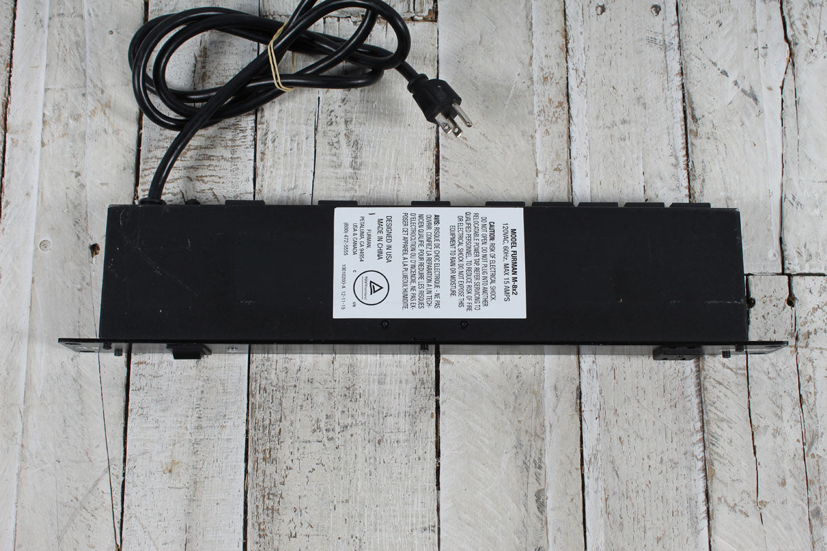 Furman M-8x2 Merit Series 8 Outlet Power Conditioner and Surge Protector