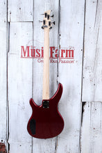 Load image into Gallery viewer, Yamaha TRBX174 RM Double Cutaway 4 String Electric Bass Guitar Red Metallic