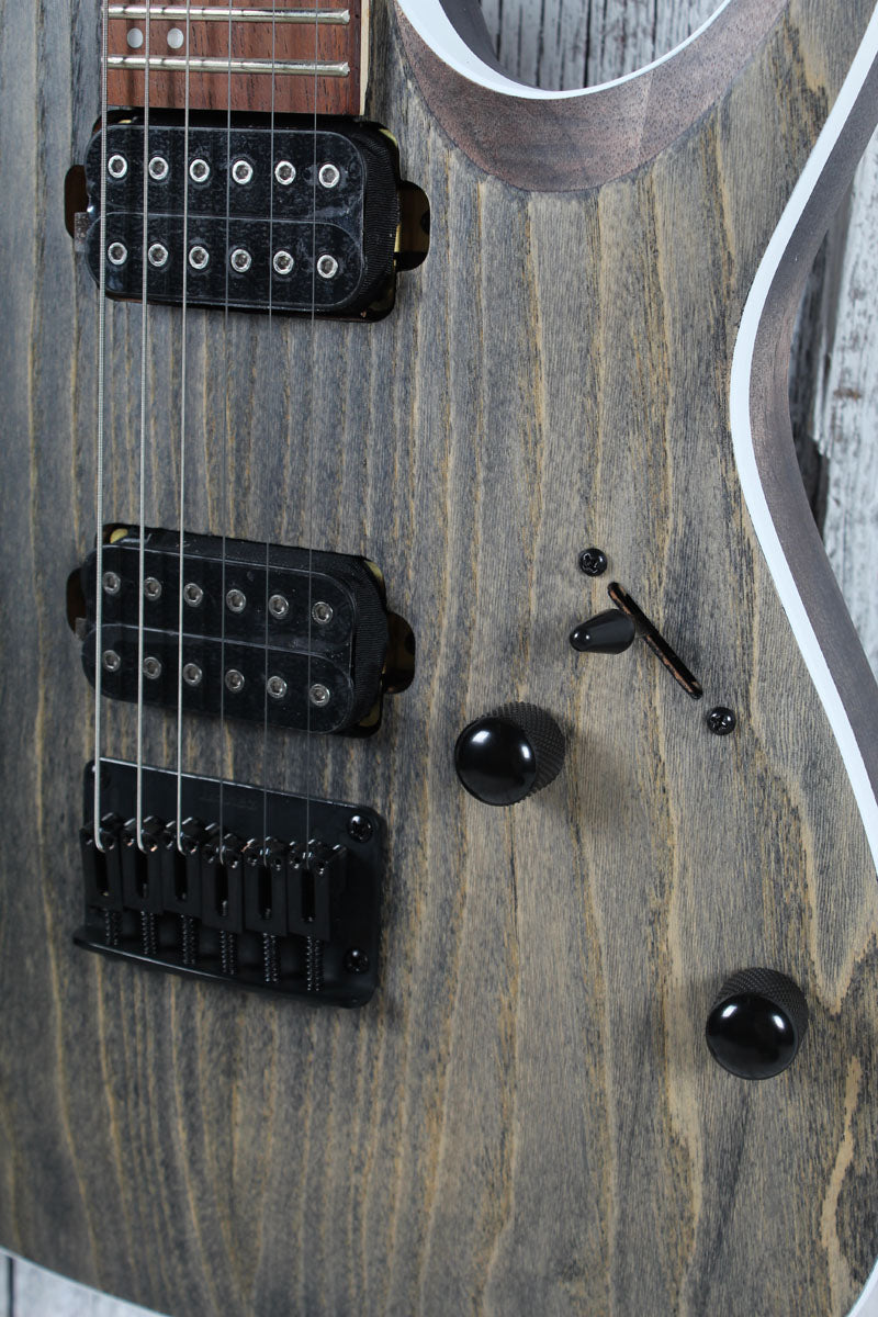 Ibanez RGA Series RGA42AH Solid Body Electric Guitar Black Stained