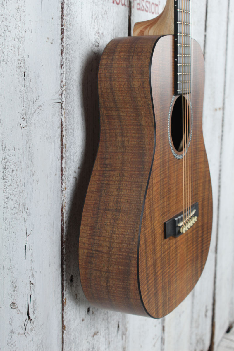 Martin LXK2 Koa Pattern Little Martin Acoustic Guitar Travel Guitar with Gig Bag