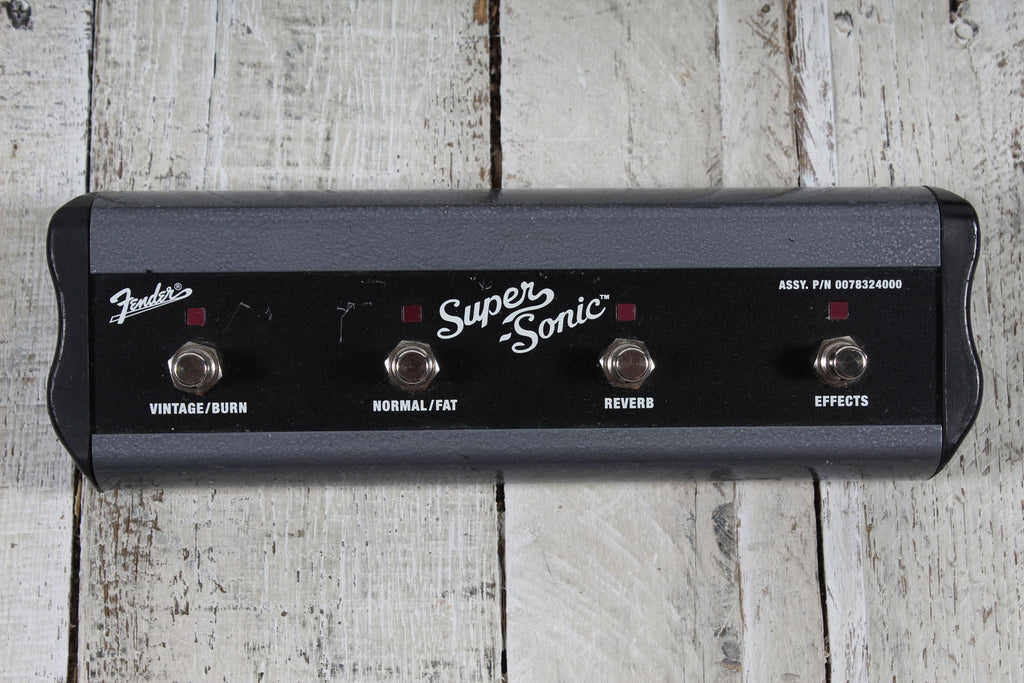 Fender 2016 Super-Sonic 22 Electric Guitar Amplifier Head w Cover & Footswitch