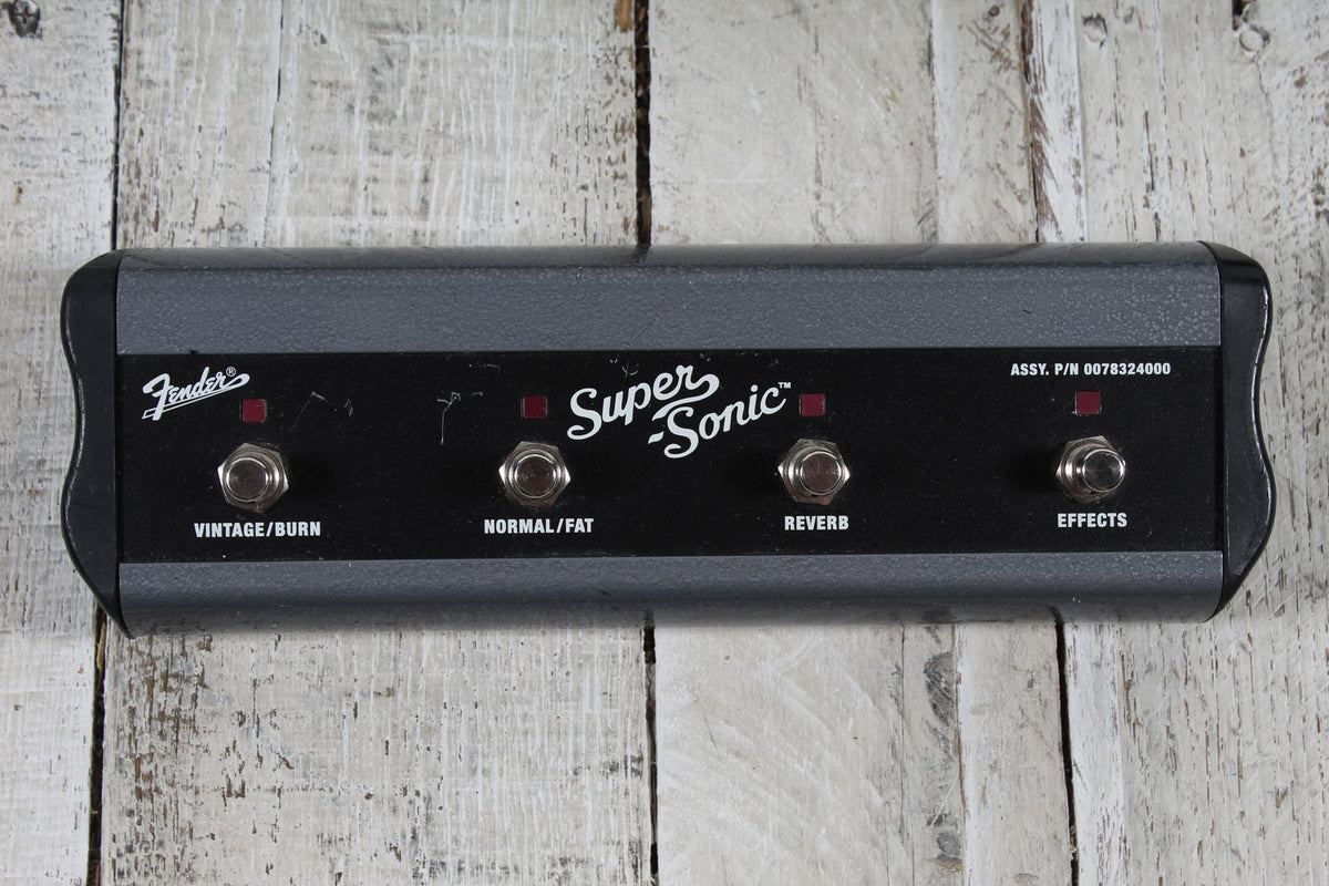 Fender 2016 Super-Sonic 22 Electric Guitar Amplifier Head w Cover & Footswitch